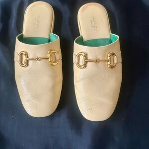 Gucci Princetown Horsebit Leather Mules/Slippers Size 38 1/2